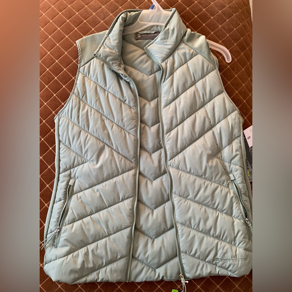 Free Country Vest - Moss Green - Sz Lg